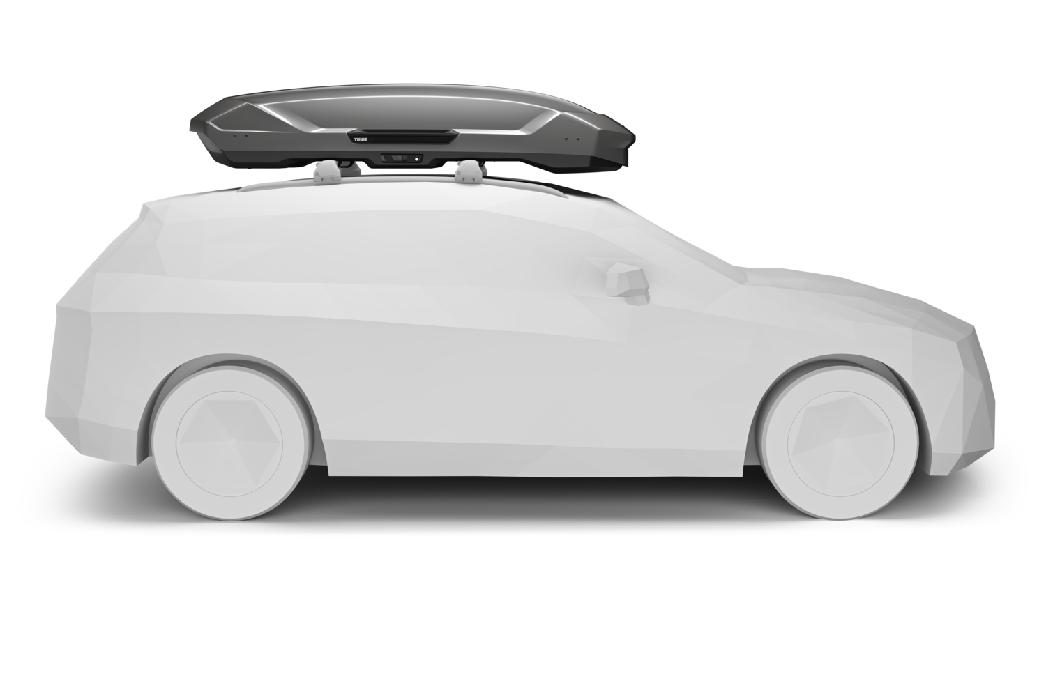 THULE Motion 3 XXL titan Dachbox silber gl&auml;nzend 600 Liter - 6399T - 639901