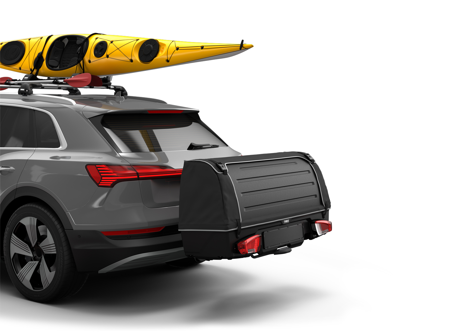 THULE Onto 9059 Heckbox f&uuml;r Anh&auml;ngekupplung Cargo Box Transportbox 300l - 905900