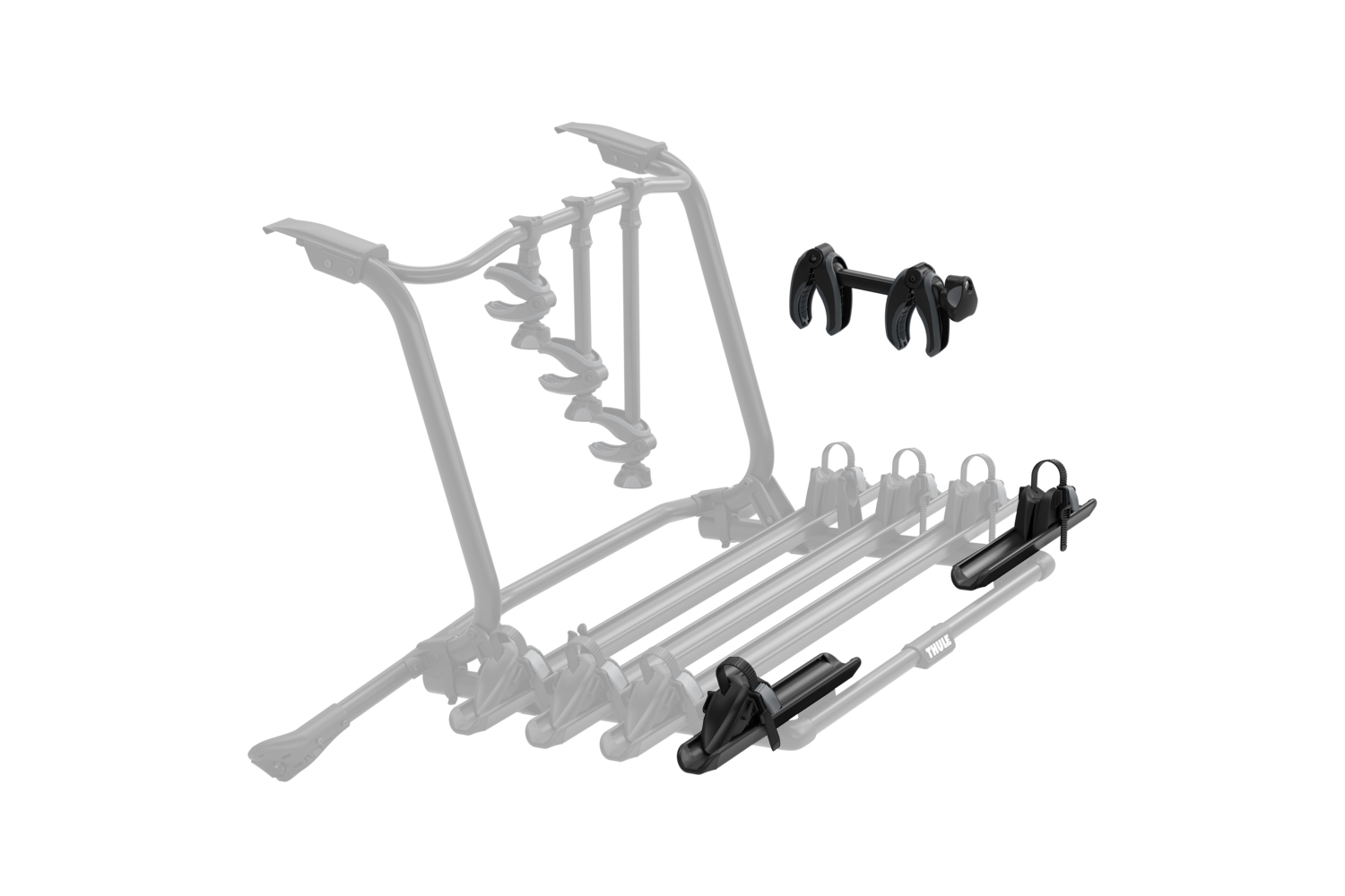 THULE WanderWay 4th Bike Adapter schwarz Erweiterung f&uuml;r 4. Bike VW T6 - 911702
