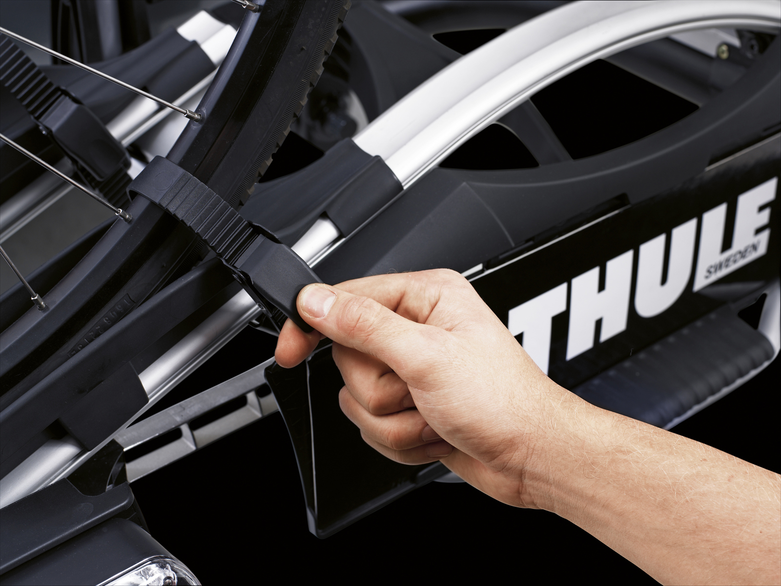 THULE EuroWay G2 922 Hecktr&auml;ger auf Anh&auml;ngerkupplung f&uuml;r 3 Fahrr&auml;der - 922020