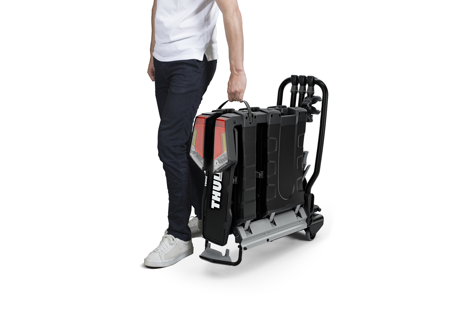 THULE 934 EasyFold XT 3 BLACK - Hecktr&auml;ger 3 R&auml;der E-Bikes - 934101 mit Tasche