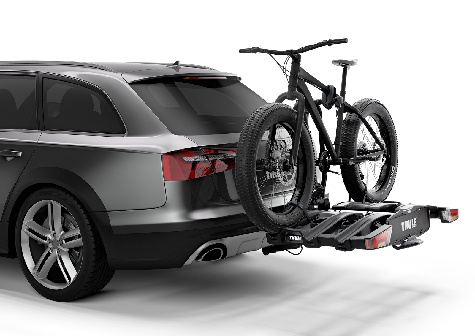 THULE 934 EasyFold XT 3 BLACK - Hecktr&auml;ger 3 R&auml;der E-Bikes - 934101 mit Tasche