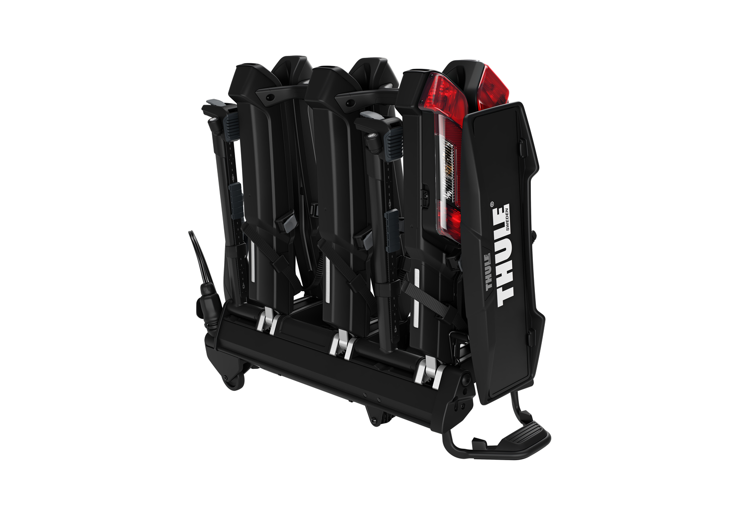 THULE 979 Epos - faltbarer Hecktr&auml;ger f&uuml;r 3 Fahrr&auml;der E-Bikes Fatbikes - 979100