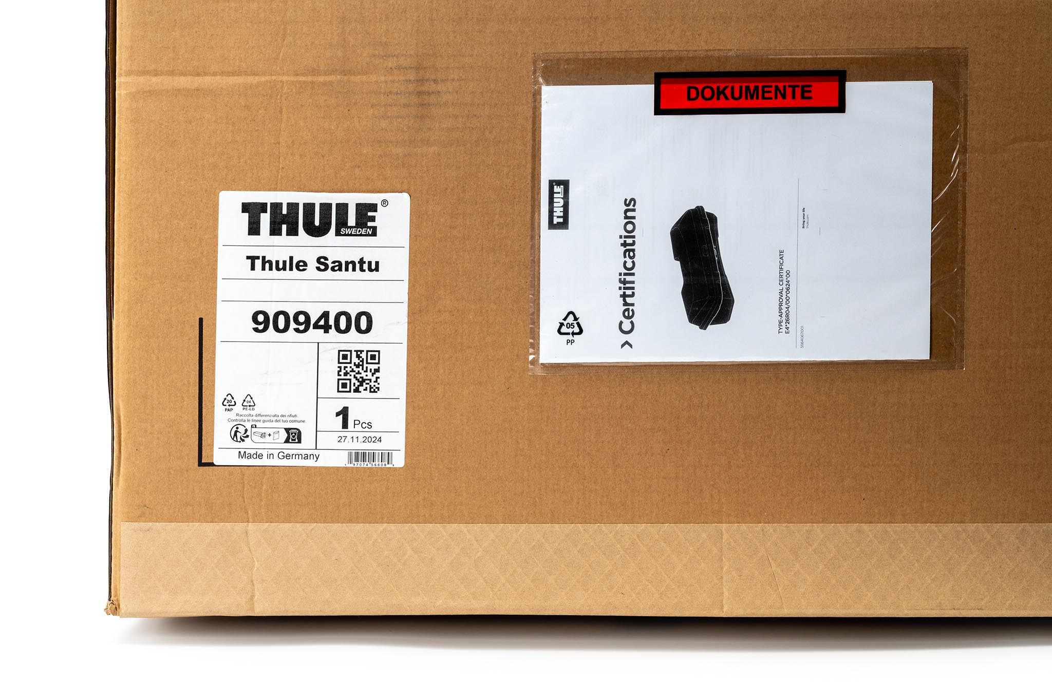 THULE Santu Heckbox für Anhängerkupplungsträger EasyFold 3 / EasyFold XT / Epos