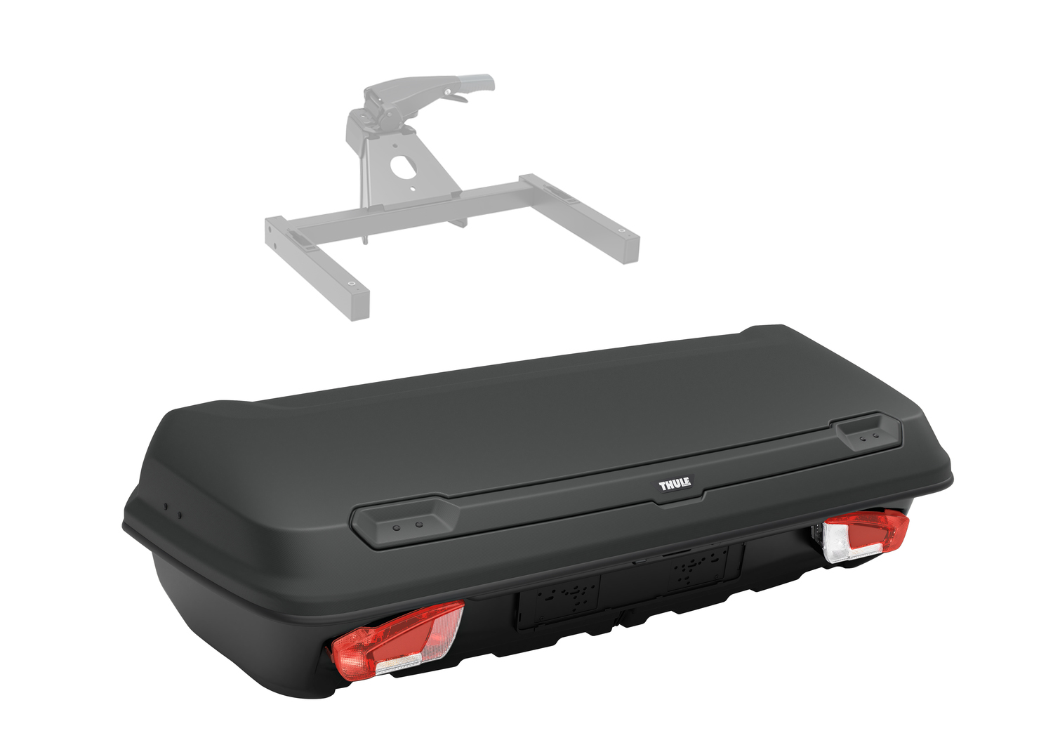 THULE Arcos Box L Black Heckbox f&uuml;r Anh&auml;ngerkupplung Transportbox - 906200