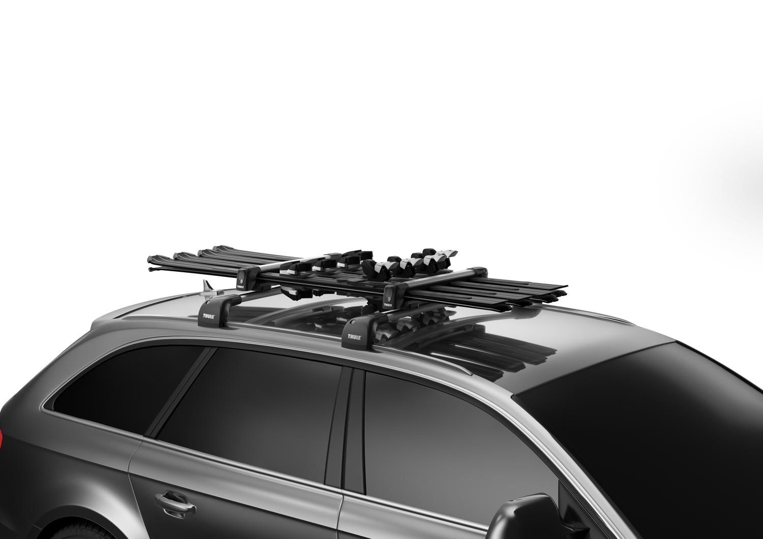 THULE Skihalter SnowPack 7324 Skitr&auml;ger - 4 Paar Ski - 2 Boards