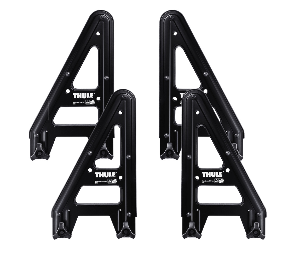 THULE Halteb&uuml;gel 502 - 4 St&uuml;ck Winkelst&uuml;tzen 25cm hoch
