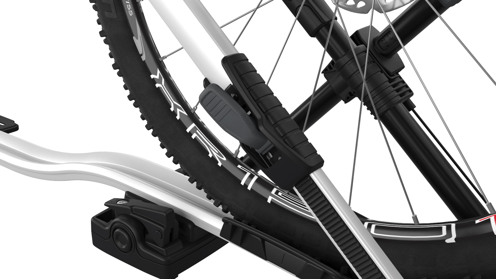 2 St&uuml;ck THULE 599 UpRide Dach Fahrradhalter Radtr&auml;ger ohne Rahmenkontakt 599001