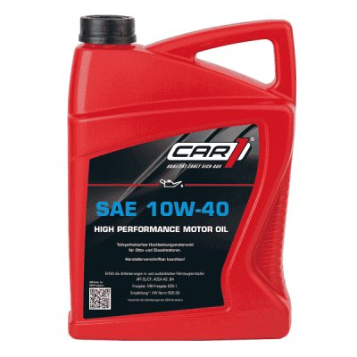 Motorenöl Motoröl SAE10W-40 5 liter API: SL/CF, ACEA: A3/B4 Leichtlauf
