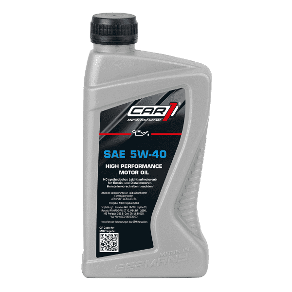 Motoren&ouml;l Motor&ouml;l SAE 5W-40 1 Liter API: SN/CF, ACEA: A3/B4 JASO MA2 Leichtlauf