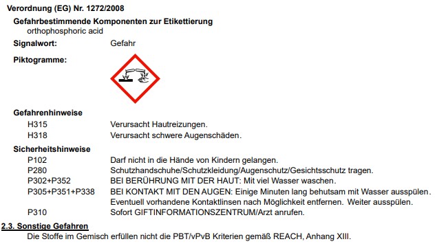 CAR 1 Felgen-Intensivreiniger, Kanister 5 Liter Kanister