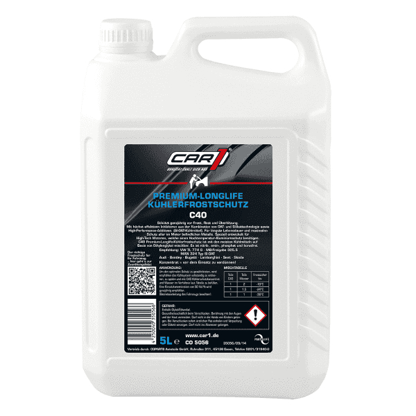 CAR 1 K&uuml;hlerfrostschutz C40 (violett) 5 Liter Kanister