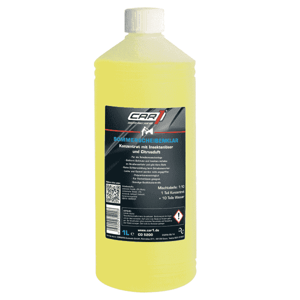 CAR 1 Sommerscheibenreiniger mit Citrusduft 1 Liter