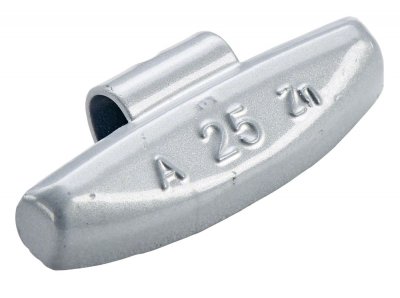 CAR 1 Schlaggewicht f&uuml;r Alufelge Zinkgewicht 25 gramm pulverbeschichtet