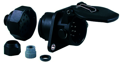 CAR 1 24 Volt 15-poliger Anh&auml;ngerdose Schraubenanschl&uuml;sse LKW Truck