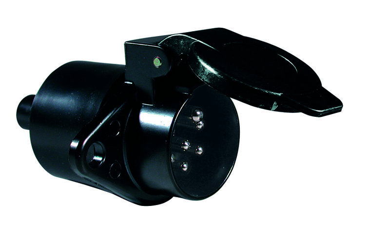 CAR 1 24 Volt 7-polige N Anh&auml;ngerDose Schraubenanschl&uuml;sse Kunststoff LKW