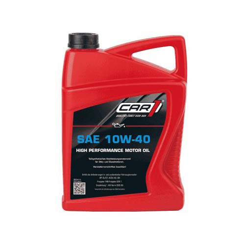 Motoren&ouml;l Motor&ouml;l SAE10W-40 5 liter API: SL/CF, ACEA: A3/B4 Leichtlauf