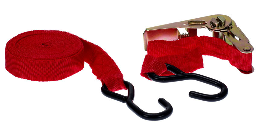 Ratschen Zurrgurt mit Haken 2 teilig Gurtl&auml;nge 3,10x0,40m Breite 25mm 12350 HP