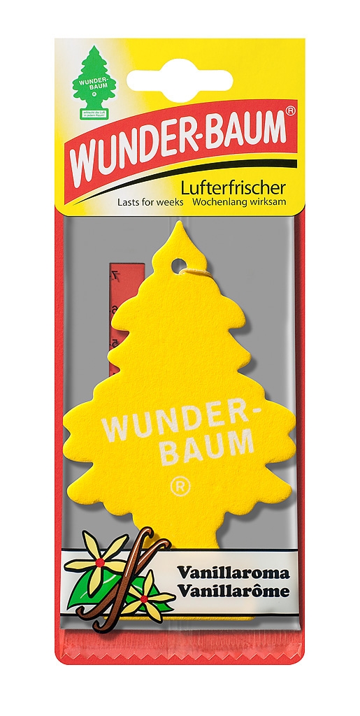 Wunderbaum Duftbaum Autoduft Autoparfüm Lufterfrischer Vanillaroma Vanille