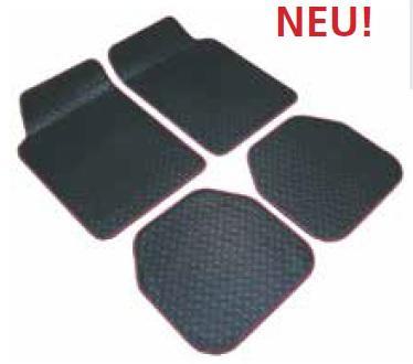 Gummi-Passformmatten Set 4 teilig HP Autozubeh&ouml;r Fu&szlig;mattensatz 16527