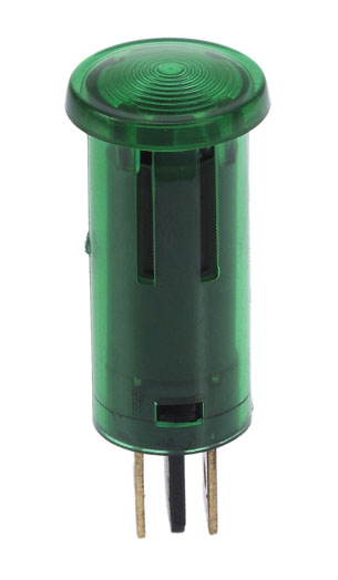 KONTROLL-LEUCHTE SIGNALLEUCHTE SIGNALLAMPE 12V GR&Uuml;N HP 28016