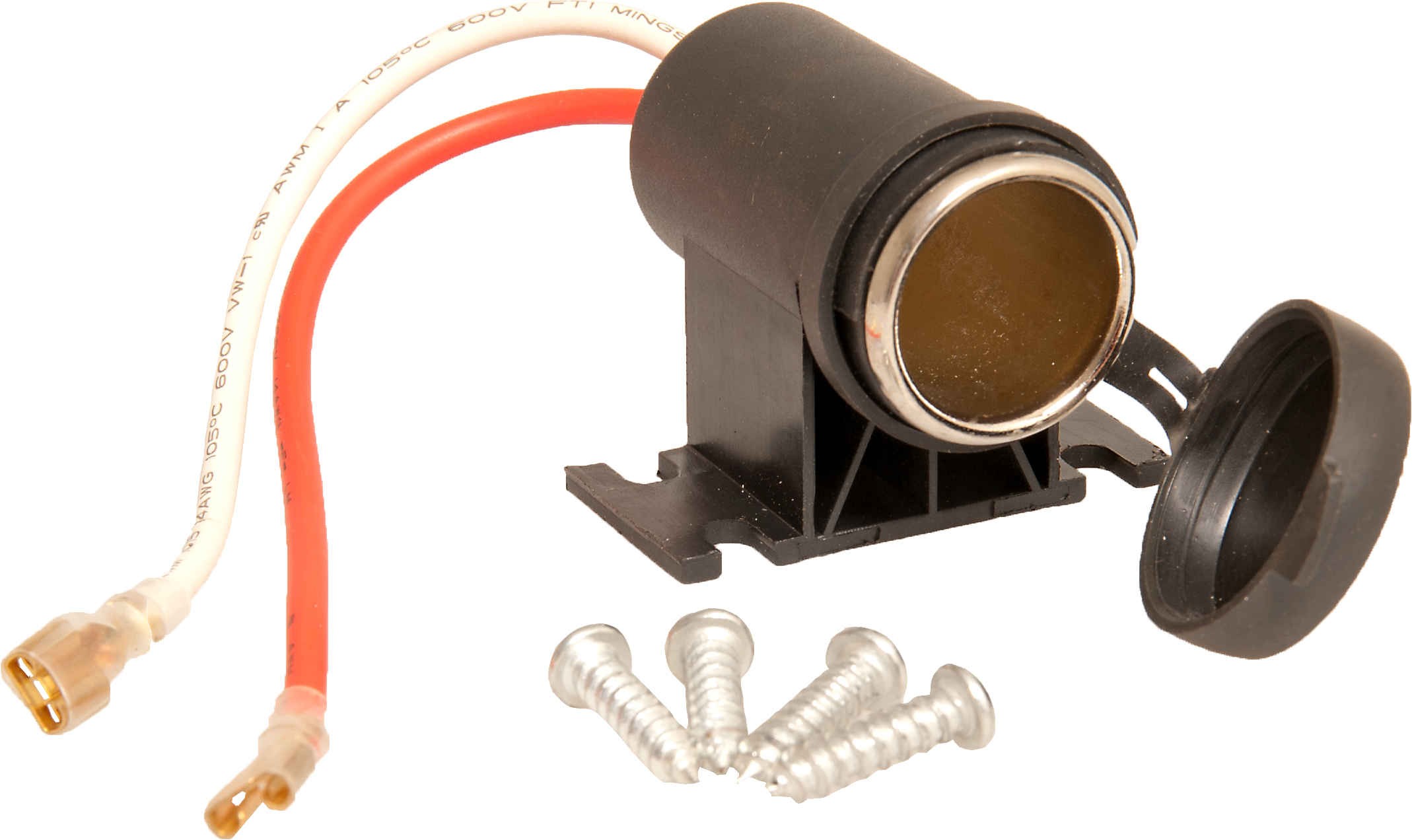 KFZ-Steckdose Aufbau mit Deckel HP 28101