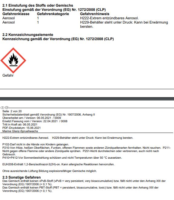 Lackpolitur Marine Glanz-Spr&uuml;hwachs 400ml - 25053 LIQUI MOLY