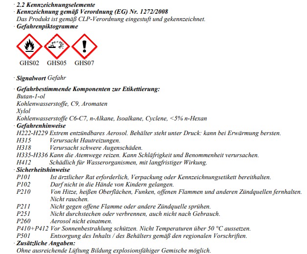 Klarlack Spray Spraydose matt 500ml MOTIP 04000