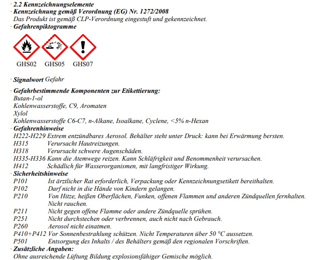 Klarlack Spray Spraydose glänzend 500ml MOTIP 04009