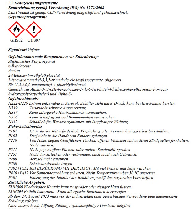 ColorMatic 2K Klarlack Spraydose seidenglänzend 200 ml MOTIP 231650