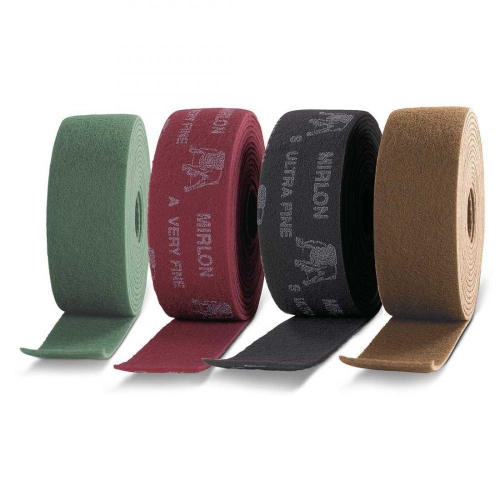 MIRKA SCHLEIFROLLE MIRLON-SCHLEIFVLIES 115 MM X 10 M MF P2000 K&Ouml;RNUNG