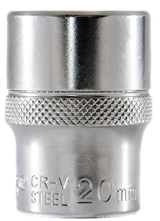 Steckschl&uuml;sseleinsatz 1/2, 6-kant, 20 mm, OK-01.2620 ROOKS