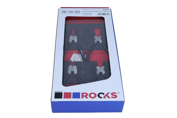 Satz Sicherungsringzangen, 4-teilig, OK-01.3114 ROOKS