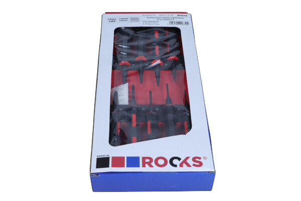 Satz von Meißeln und Körnern, 9-teilig, OK-01.3115 ROOKS