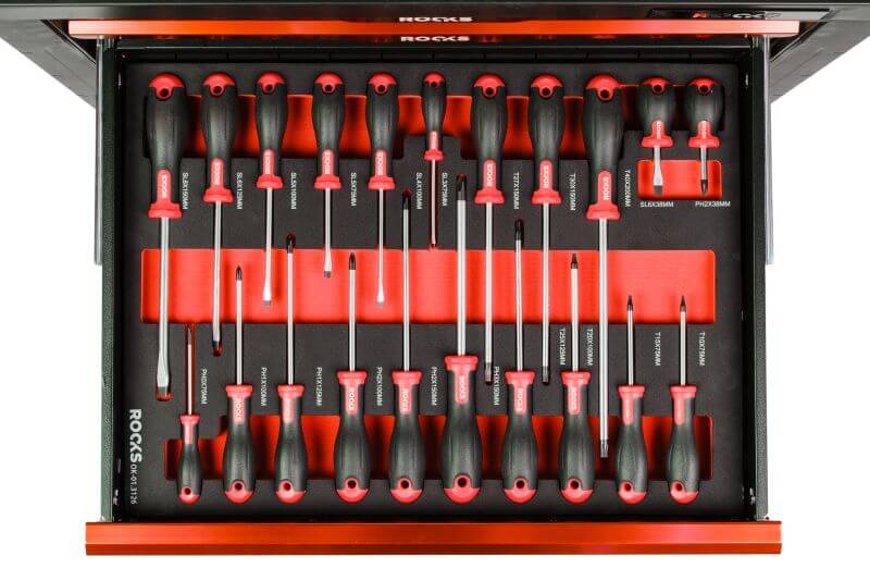 Satz Schraubendreher Schlitz, TORX, PH, 21-teilig, OK-01.3126 ROOKS