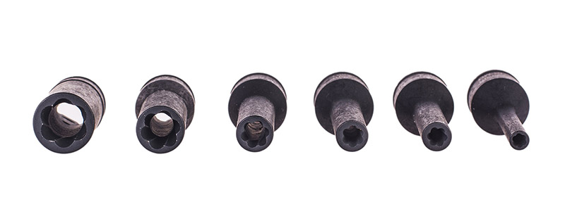 Satz von Schraubenausdrehern f&uuml;r Gl&uuml;hkerzen-Elektroden, 6-teilig,OK-01.5201ROOKS