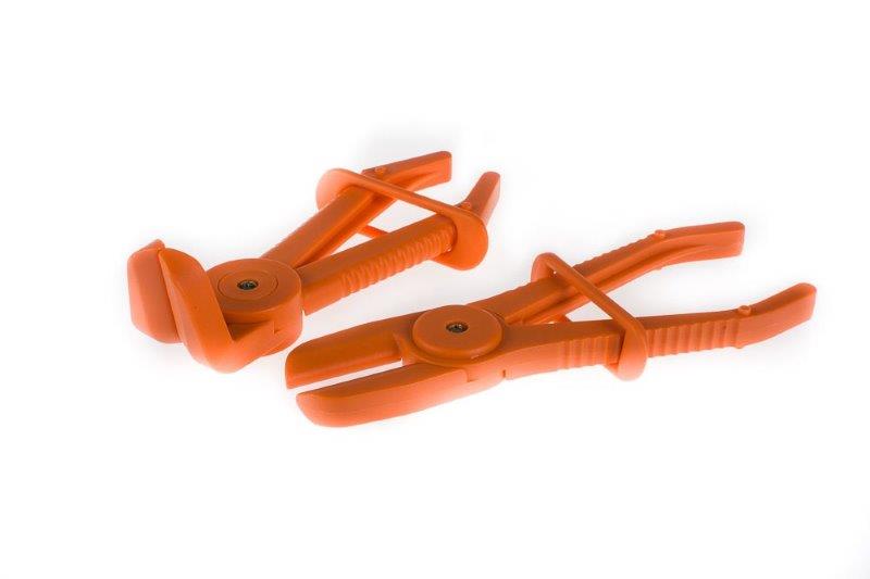 Klemmzangen f&uuml;r Fl&uuml;ssigkeitsleitungen, gerade und abgewinkelt, OK-02.0507 ROOKS