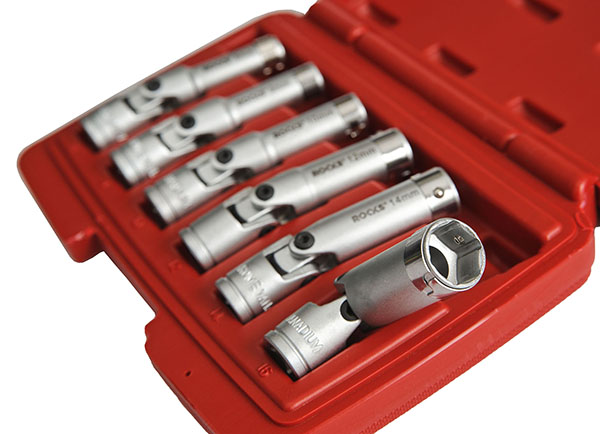 Schlüssel für Glühkerzen 3/8, 6-teilig, OK-02.0620 ROOKS