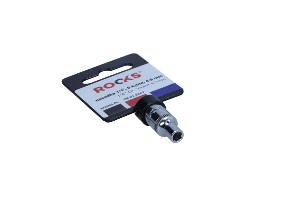 ROOKS 1/4 Zoll Vierkant Steckschl&uuml;sseleinsatz 4,5 mm OK-01.2647