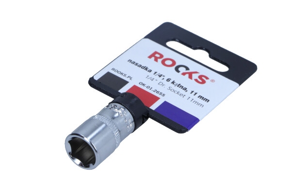 ROOKS 1/4 Zoll Vierkant Steckschl&uuml;sseleinsatz 11 mm OK-01.2655