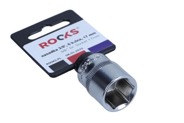 ROOKS 3/8 Zoll Vierkant-Steckschl&uuml;sseleinsatz 17 mm OK-01.2670