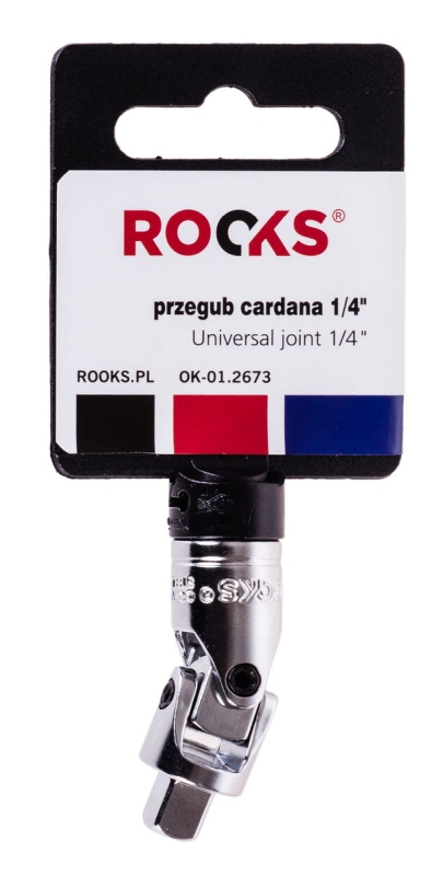 ROOKS 1/4 Zoll Gelenkst&uuml;ck, Steckschl&uuml;ssel OK-01.2673