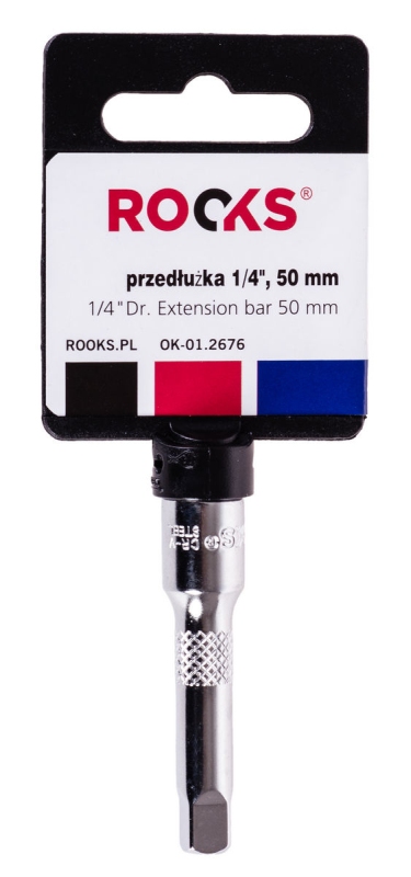 ROOKS 1/4 Zoll Verl&auml;ngerung, Steckschl&uuml;ssel 50 mm OK-01.2676