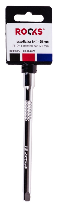 ROOKS 1/4 Zoll Verl&auml;ngerung, Steckschl&uuml;ssel, 125 mm OK-01.2678