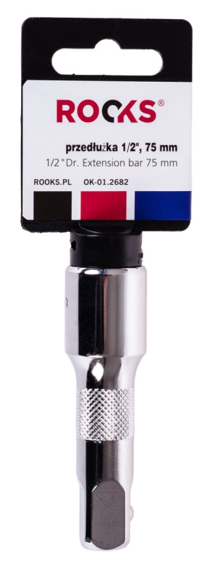 ROOKS 1/2 Zoll Verl&auml;ngerung, Steckschl&uuml;ssel 75 mm OK-01.2682