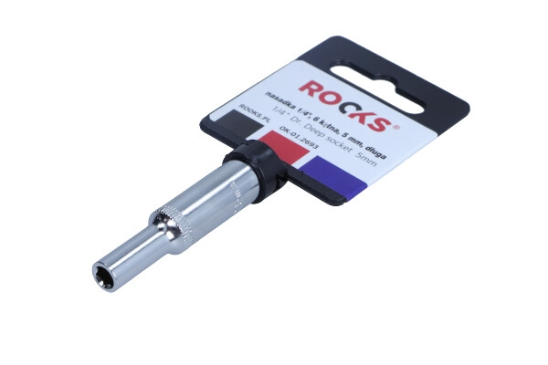 ROOKS 1/4 Zoll 4-kant, Steckschl&uuml;sseleinsatz lang, 5 mm OK-01.2693