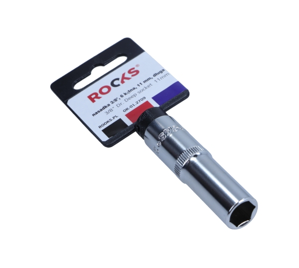 ROOKS 3/8 Zoll Vierkant-Steckschl&uuml;sseleinsatz, lang 11 mm OK-01.2709