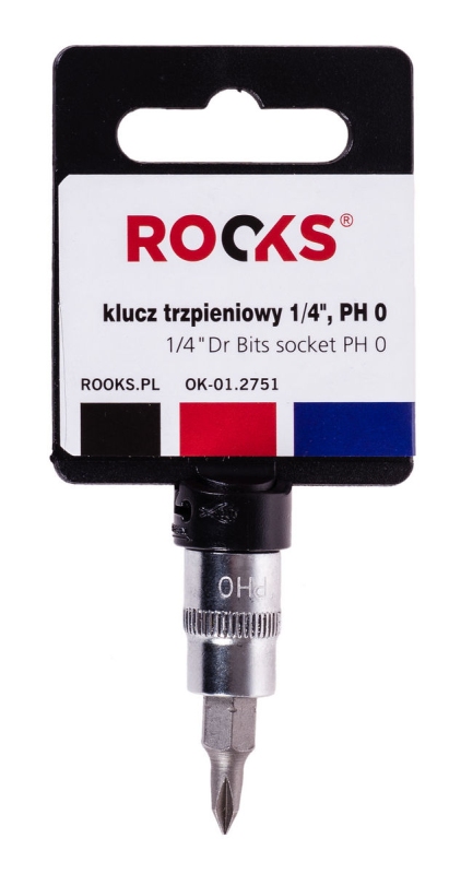 ROOKS 1/4 Zoll Vierkant Steckschl&uuml;sseleinsatz, PH 0 OK-01.2751