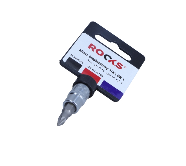 ROOKS 1/4 Zoll Vierkant Steckschl&uuml;sseleinsatz, PZ 1 OK-01.2756