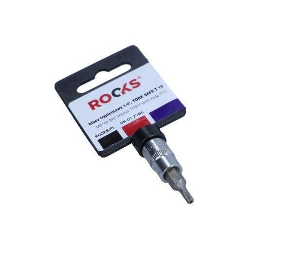 ROOKS 1/4 Zoll Vierkant-Steckschl&uuml;sseleinsatz T15 OK-01.2766